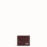 Cowboy Cardholder - Plum Wood / Silver