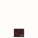 Cowboy Cardholder - Plum Wood / Gold
