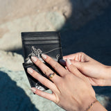 Cowboy Cardholder - Black / Silver